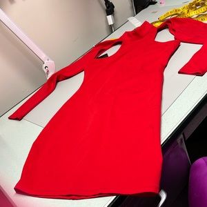 Brand new with tags Bebe red dress